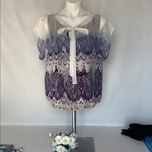 Cabi blouse never warm